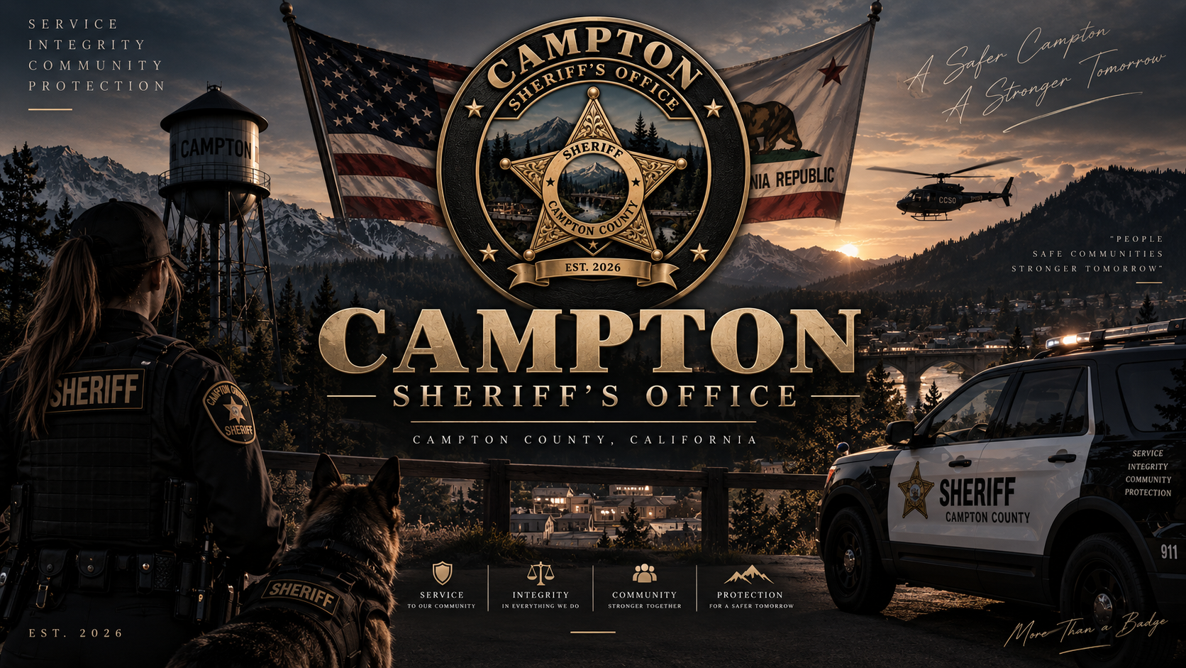 Compton County Sheriff araçları